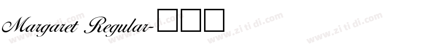 Margaret Regular字体转换